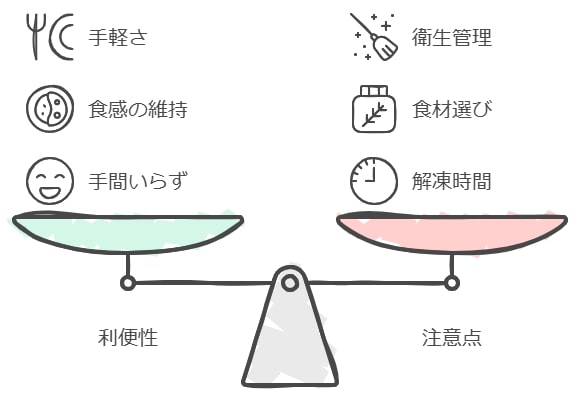 自然解凍の利便性と注意点