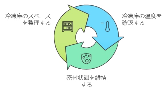 正しい冷凍保存の方法